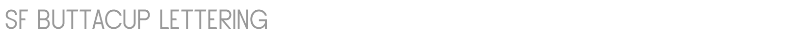 SF Buttacup font preview